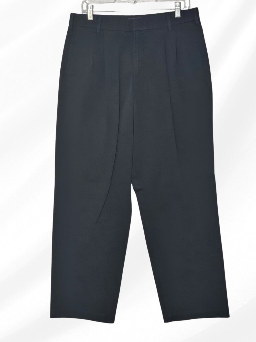 2/$20 Dockers Black Pleated Pants Mens Size 33 Classic Fit Dress Pants
